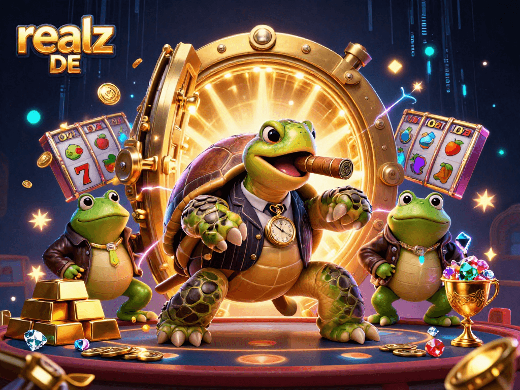 Gewinnen Sie mit realz DE an einem bunten Spielautomaten, um Reichtum zu entfesseln.