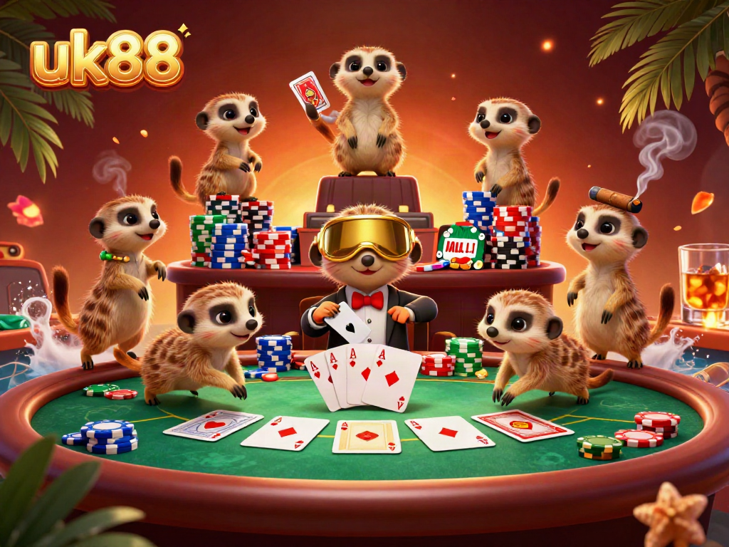 Experience thrilling gameplay at uk88 with players engaging in a vibrant casino scene.