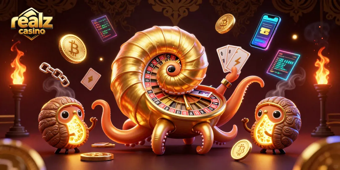 Experience thrilling gameplay at realz casino with a vibrant 3D illustration showcasing ancient treasures.