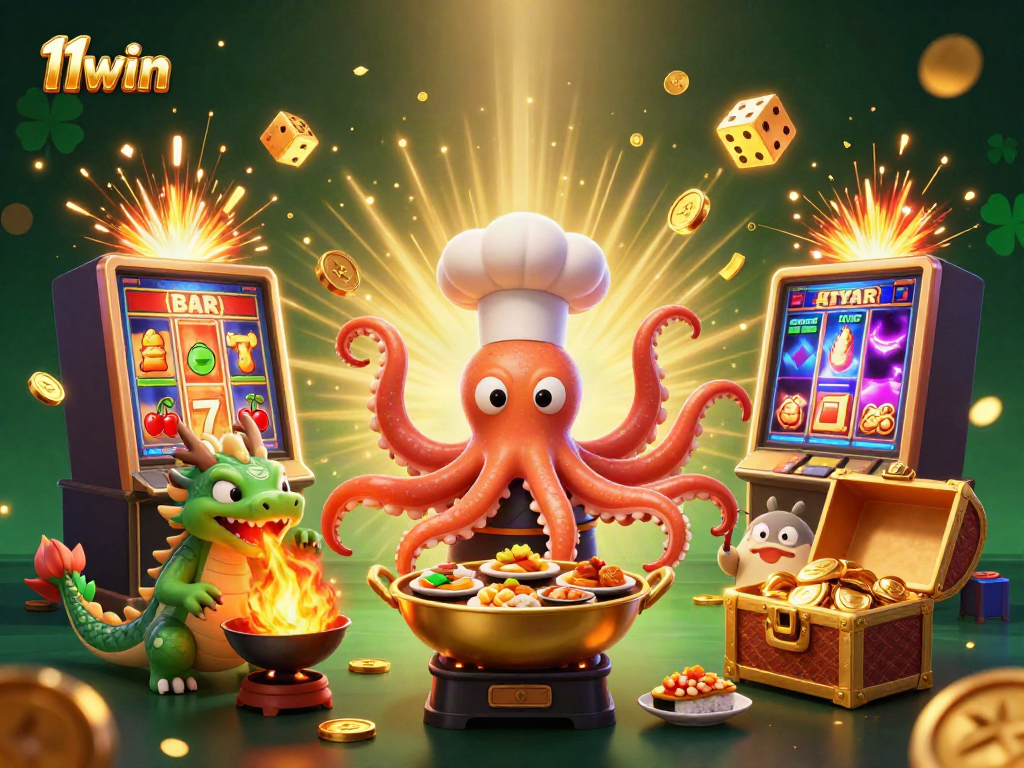 Experience the excitement of 11win with unique characters and vibrant casino themes.