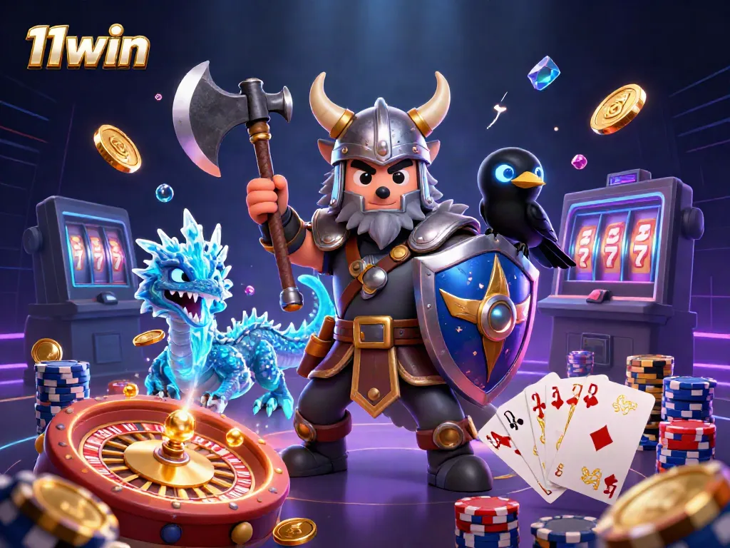 Experience thrilling wins at 11win with our engaging dragon and warrior-themed casino adventure.